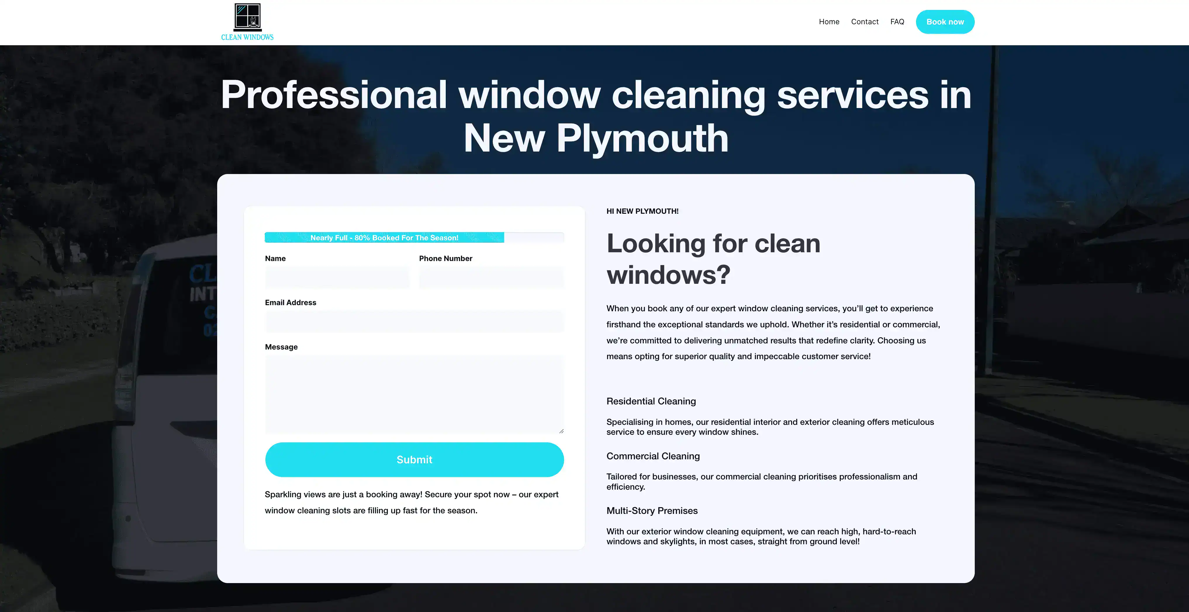 Clean Windows: 143% more enquiries