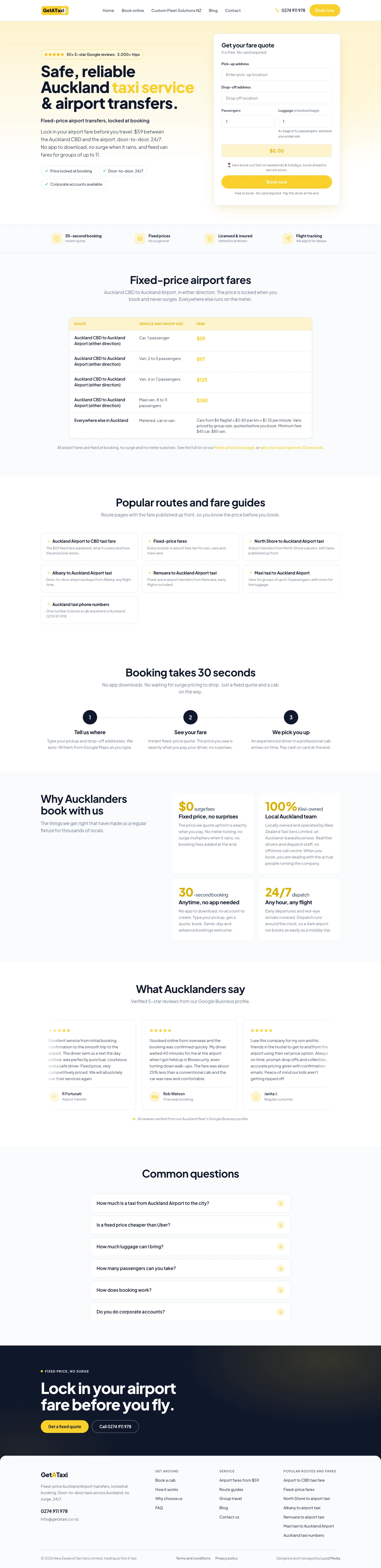 GetATaxi: 643% organic traffic growth full website
