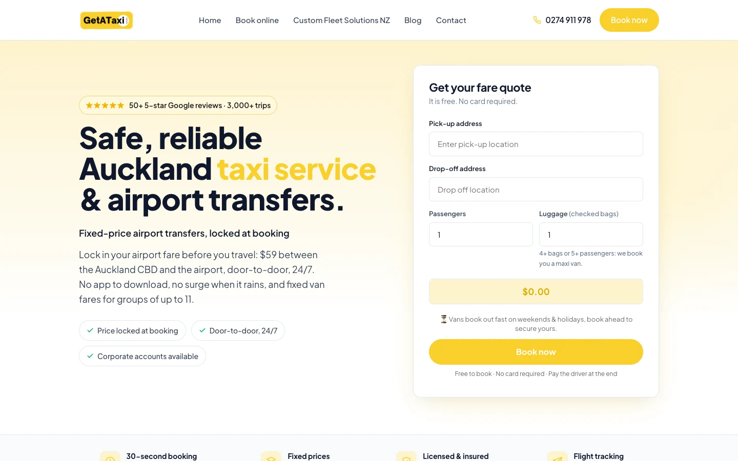 GetATaxi: 643% organic traffic growth case study