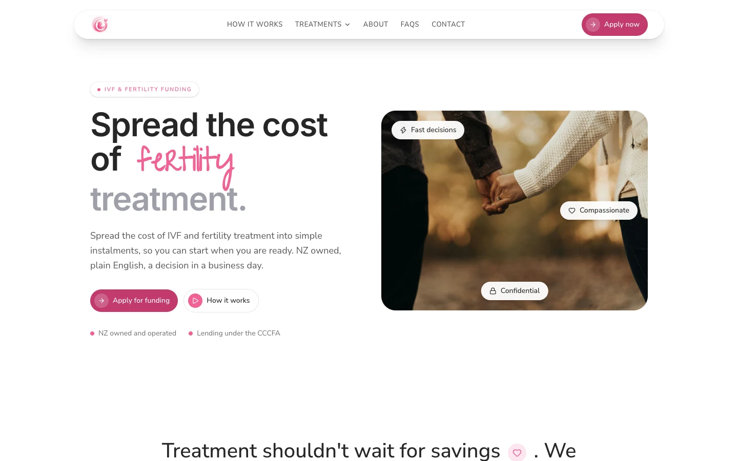 IVF Funders: clear estimates for a deeply personal decision case study