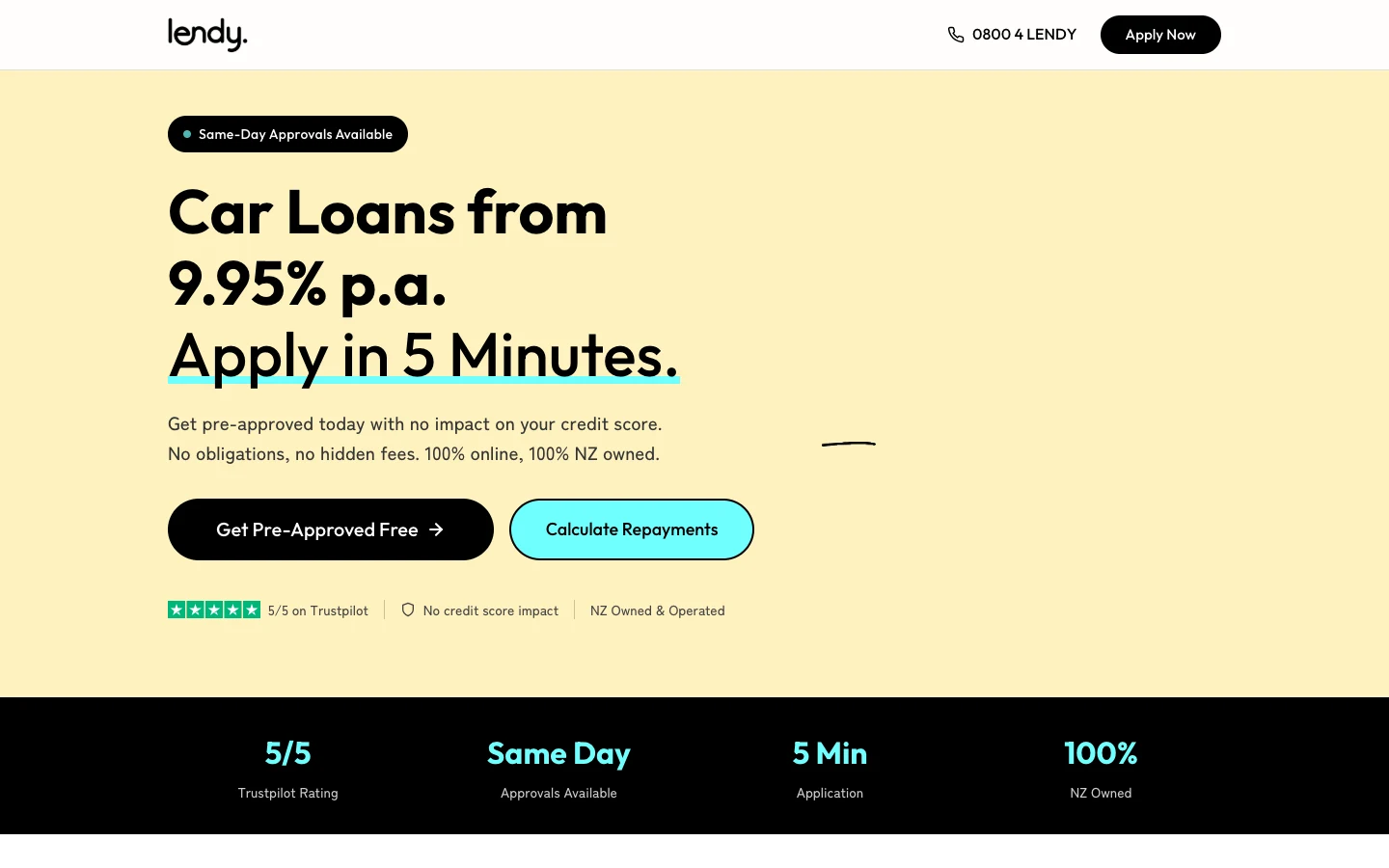 Lendy: a landing page for every loan product case study