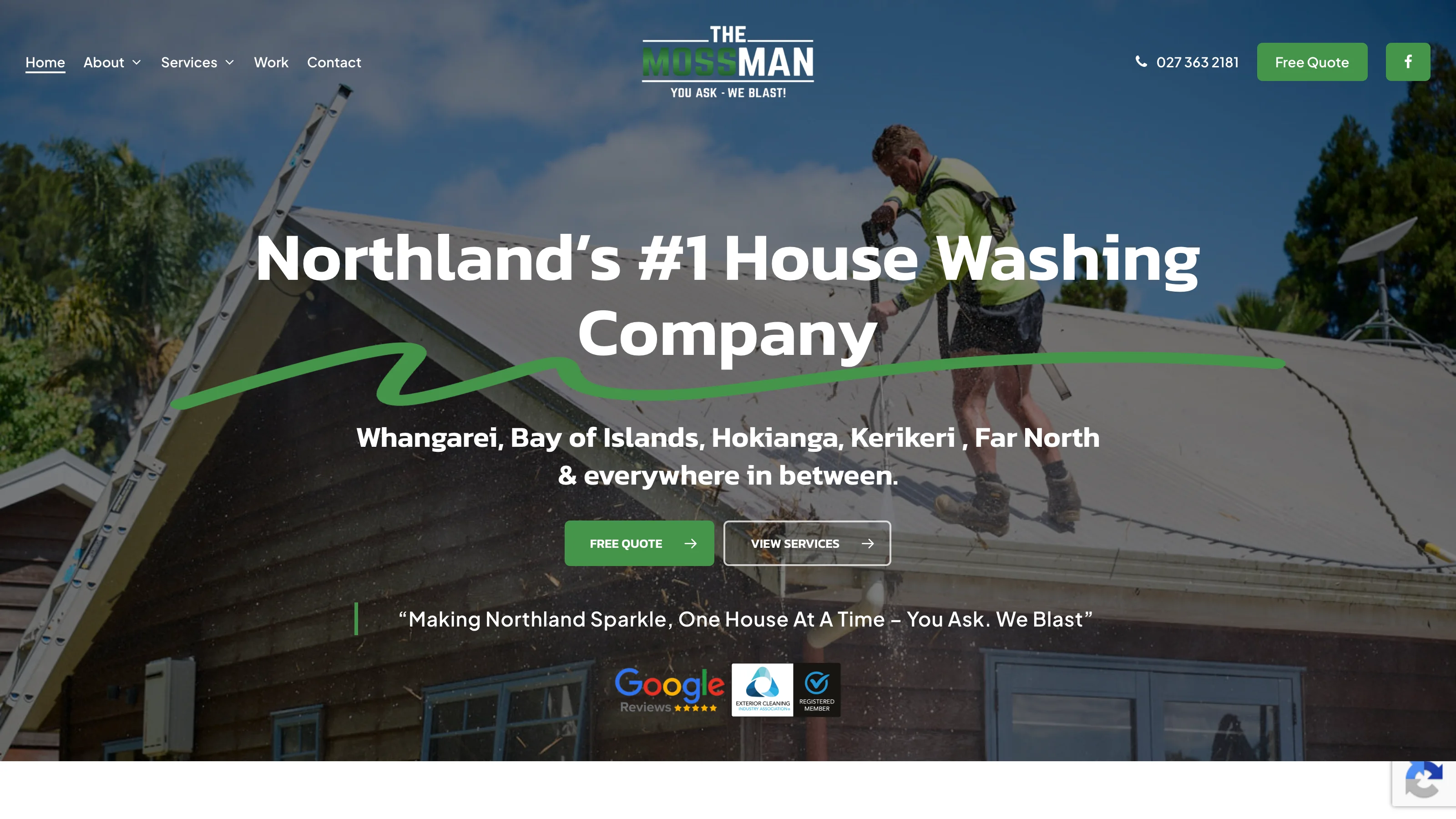 The Moss Man: a mossy roof into a quote request case study