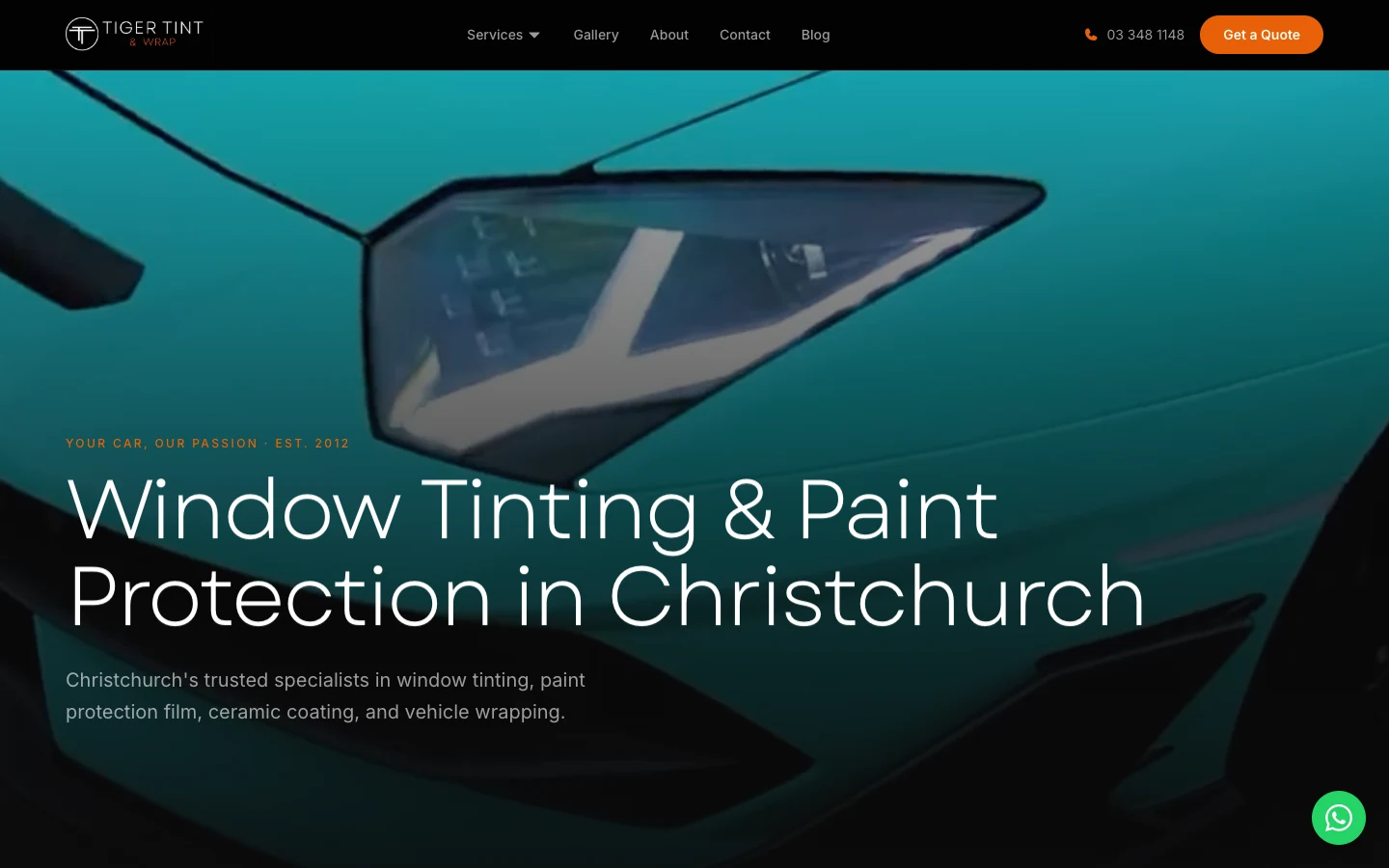 Tiger Tint & Wrap: 323 enquiries in four months case study